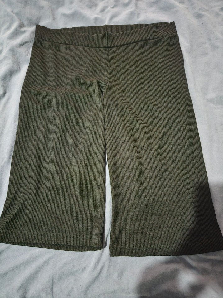 Siyah Mini Kadın Kumaş Pantolon/Tayt/Kapri - Görsel 3