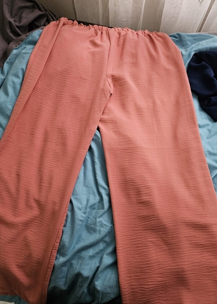 Beli lastikli Yazlık İnce Pantolon - Görsel 5