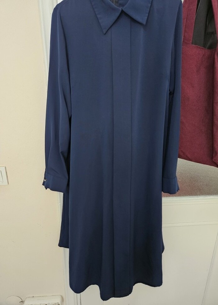 Refka 42 Beden Yazlık Tunik İnce Lacivert - Görsel 2