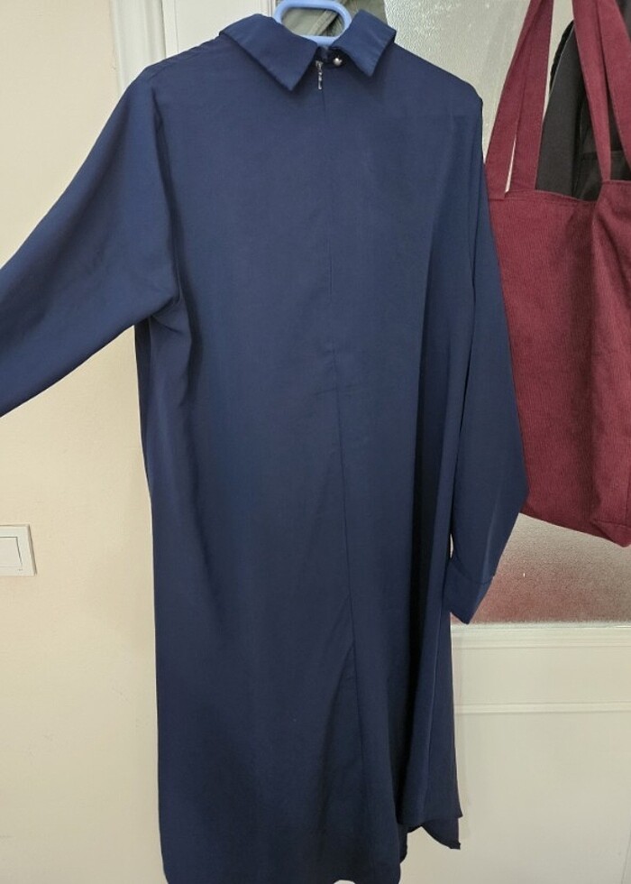 Refka 42 Beden Yazlık Tunik İnce Lacivert - Görsel 3