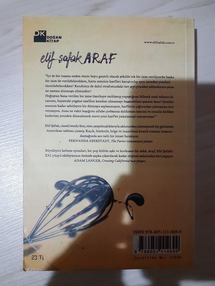 Elif Şafak - Araf Romanı - Görsel 3