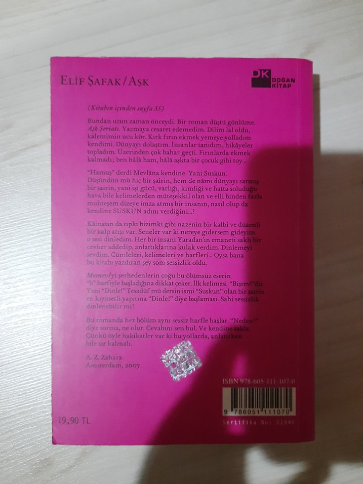 Elif Şafak - Aşk Romanı - Görsel 3