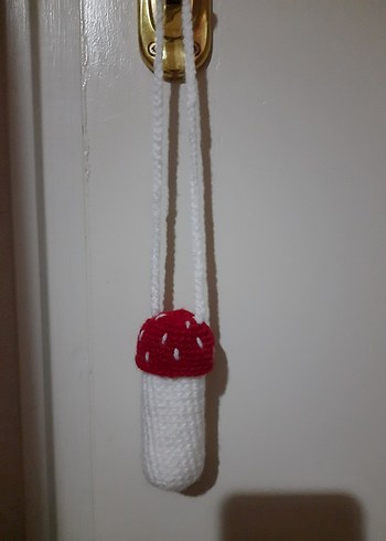 Mantar şeklinde lipgloss için çanta charmı - Görsel 4