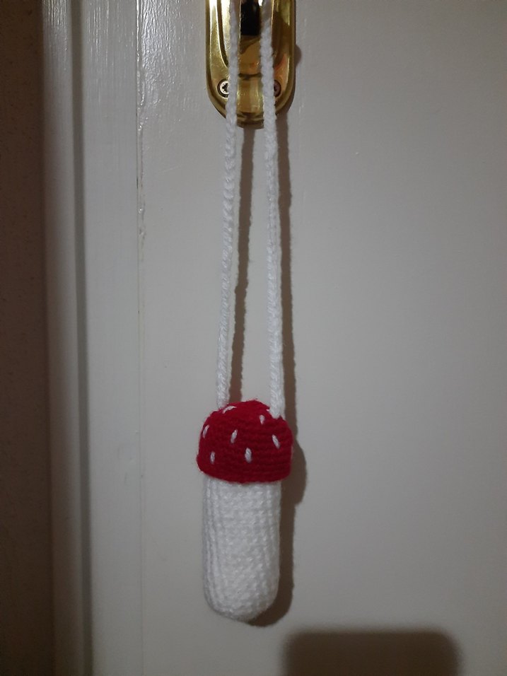 Mantar şeklinde lipgloss için çanta charmı - Görsel 2