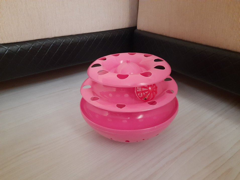 Pembe Çok Katmanlı Kedi Oyuncağı - Görsel 2