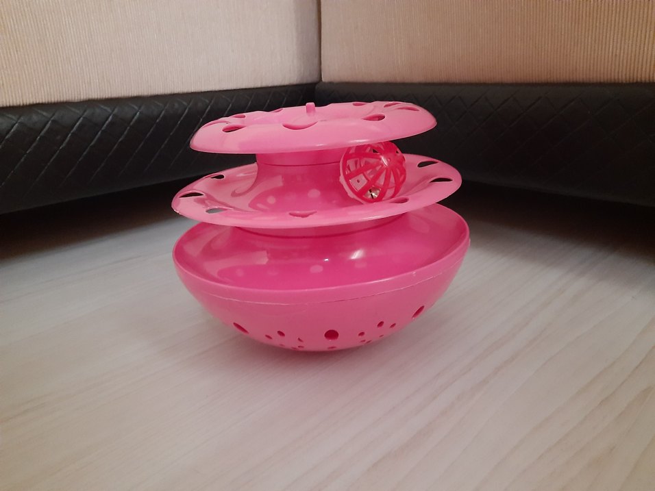 Pembe Çok Katmanlı Kedi Oyuncağı - Görsel 4
