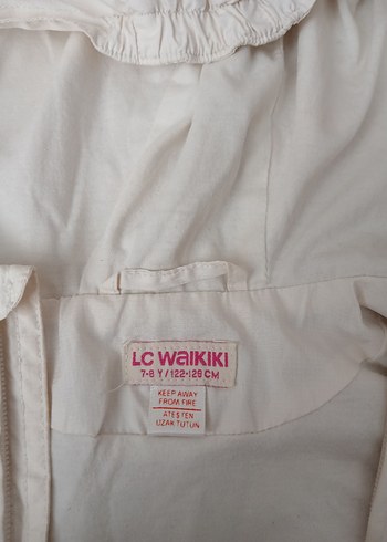 Kız Çocuk Bej Kapüşonlu Kolsuz Yelek - Görsel 3