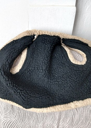 Kız Çocuk Bej Kürklü Bohem Yelek - Görsel 4