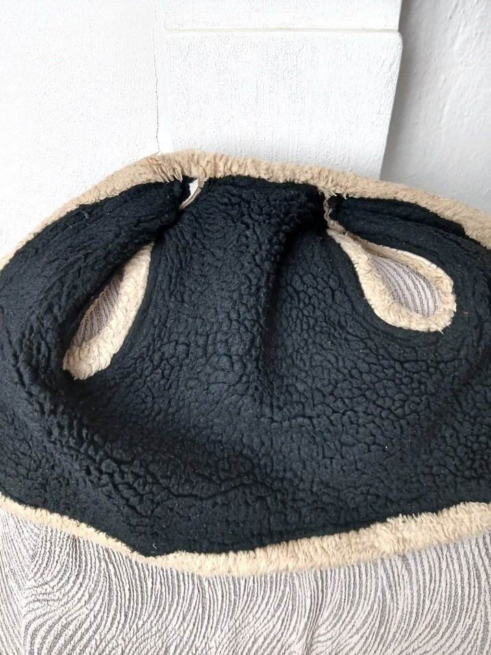 Kız Çocuk Bej Kürklü Bohem Yelek - Görsel 4