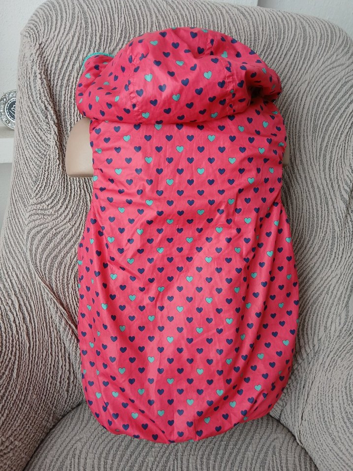 Kız Çocuk Renkli Kapüşonlu Fermuarlı Yelek - Görsel 2