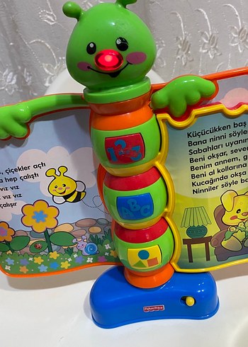 Beden Fisher Price Renkli Eğitici Masalcı Tırtıl Oyuncak