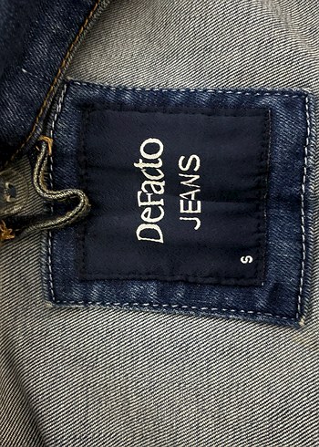 DeFacto erkek Mavi Denim Ceket - Görsel 5