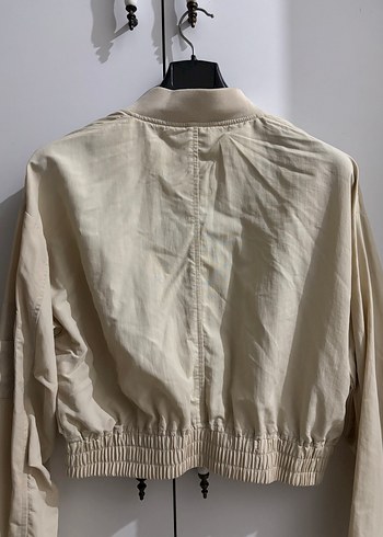 Bej Düğmeli Kadın Ceket - Görsel 2