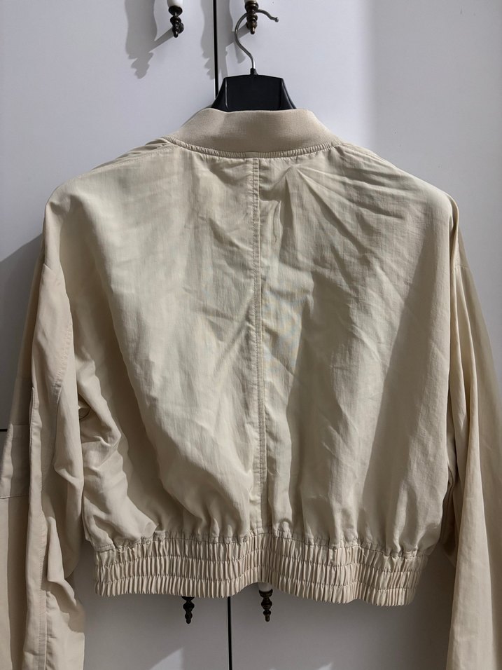 Bej Düğmeli  Kadın Ceket - Görsel 2