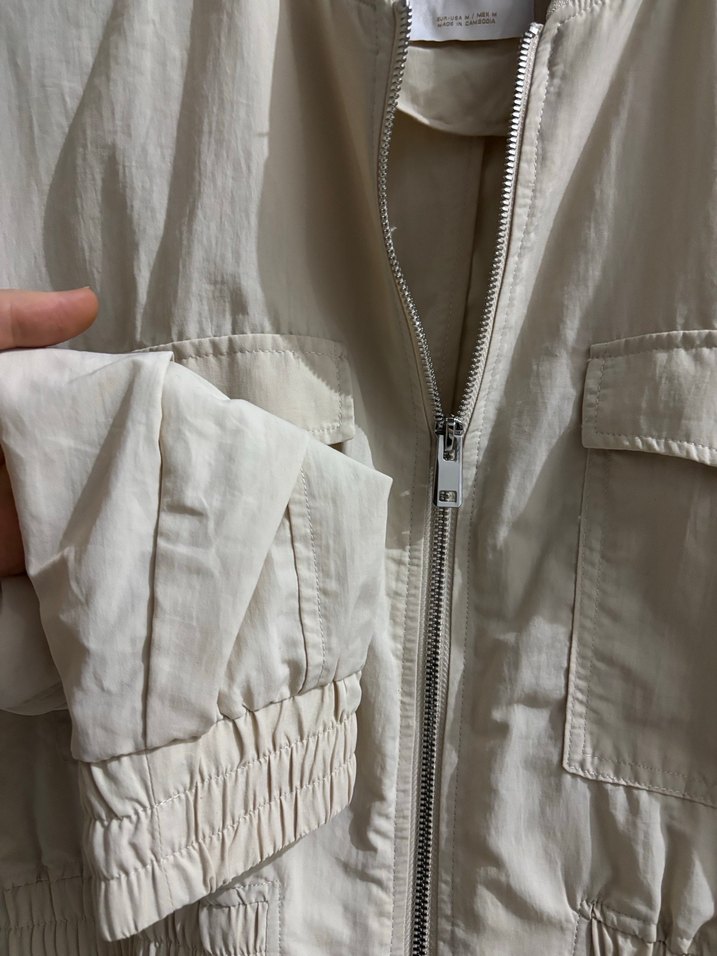 Bej Düğmeli  Kadın Ceket - Görsel 3