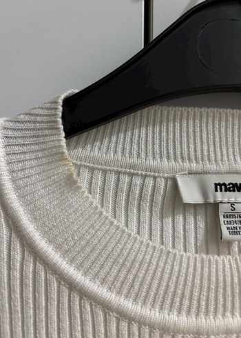 Kadın Beyaz İnce Triko Uzun Kollu Kazak - Görsel 4