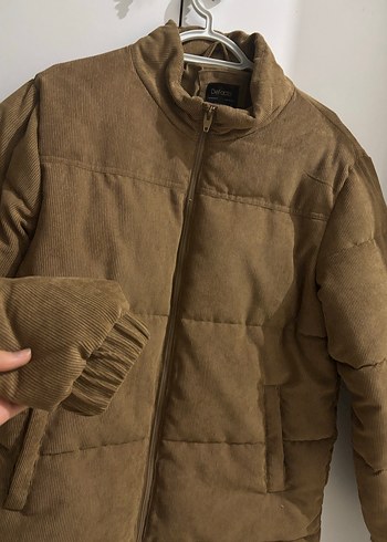 Kahverengi fitili erkek mont - Görsel 3