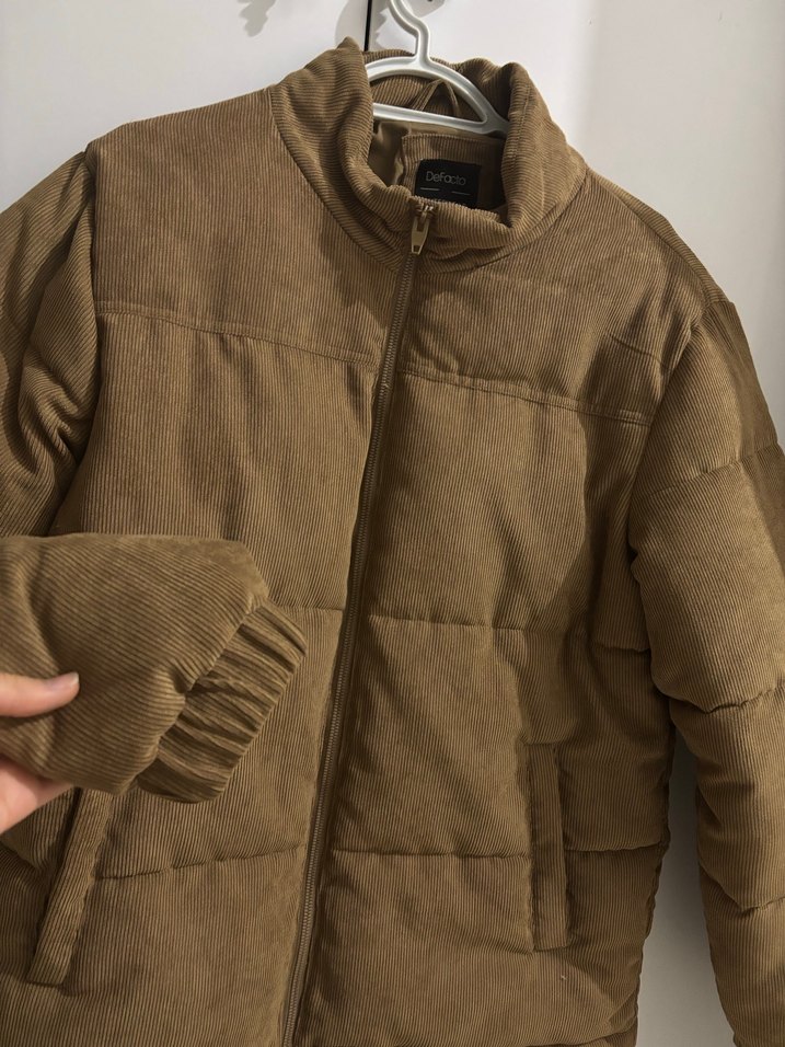 Kahverengi fitili erkek mont - Görsel 3