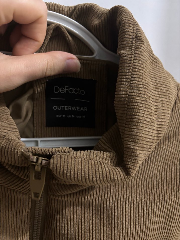 Kahverengi fitili erkek mont - Görsel 4