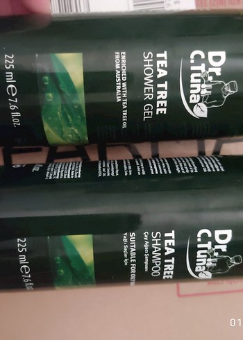 Farmasi Farmasi Dr. C. Tuna Tea Tree Şampuan 225 ml ve duş Jeli