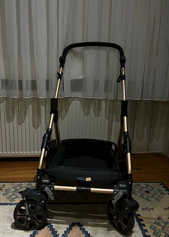 Açık Kahverengi Bebek Arabası ve Oto Koltuğu - Görsel 9