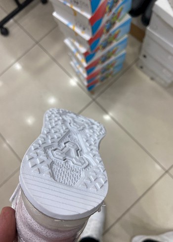 Kız Çocuk Renkli Velcro Spor Ayakkabı IŞIKLI - Görsel 8