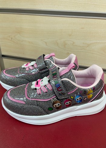 Kız Çocuk Çok Renkli Velcro Spor Ayakkabı - Görsel 3