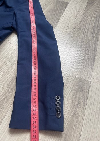 Lacivert Düğmeli Erkek Ceket - Görsel 8