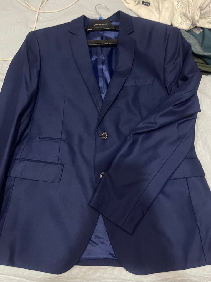 Lacivert Düğmeli Erkek Ceket - Görsel 2