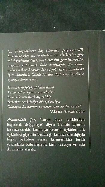 Tomris Uyar aramızdaki şey