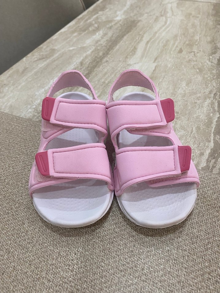 Kız Çocuk Pembe Adidas Cırtlı Sandalet - Görsel 2