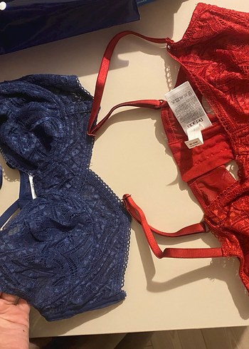 2li dantelli sütyen - Görsel 2