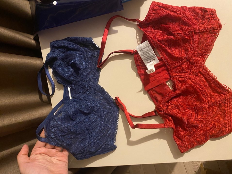 2li dantelli sütyen - Görsel 2