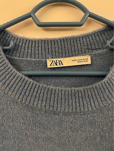 m Beden mavi Renk Zara oversize kazak