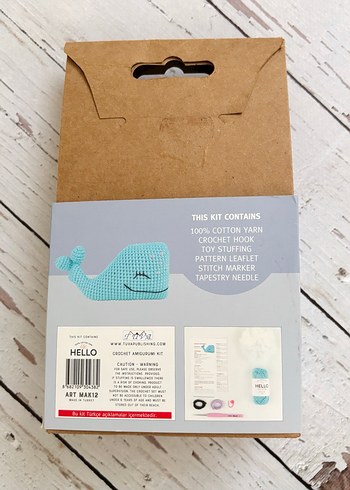 Willy Balina Amigurumi Tığ İşi Seti - Görsel 2