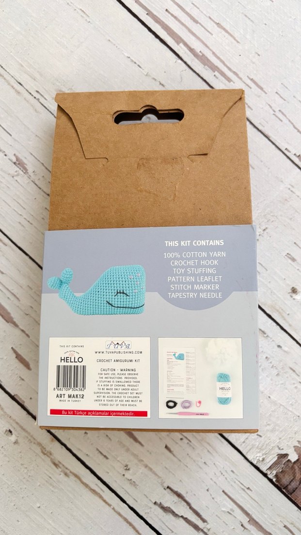 Willy Balina Amigurumi Tığ İşi Seti - Görsel 2