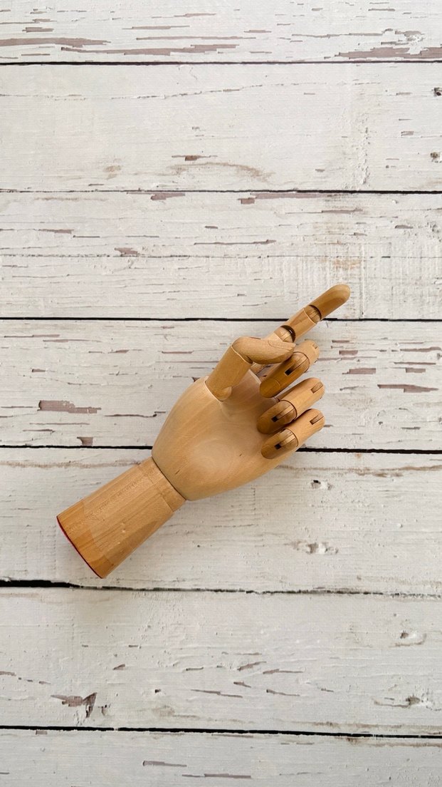 Ahşap Oyuncak El Modeli - Görsel 2