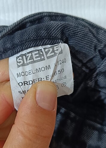 xs Beden siyah Renk Bayan kot pantolon