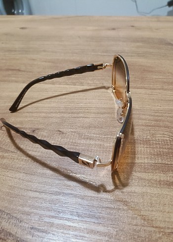 Şeffaf Bej Kadın Güneş Gözlüğü - Görsel 9