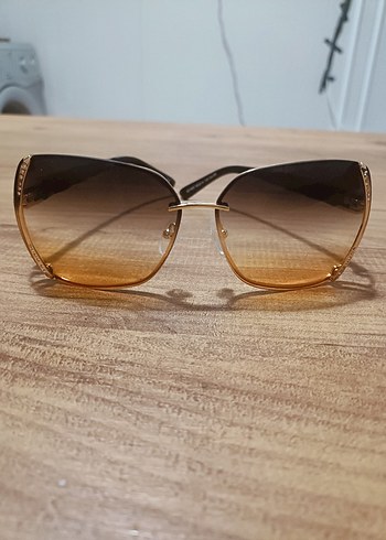 Şeffaf Bej Kadın Güneş Gözlüğü - Görsel 2