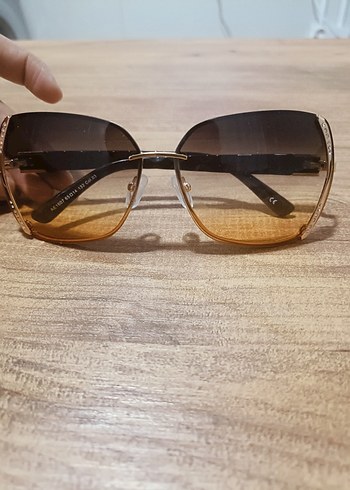 Şeffaf Bej Kadın Güneş Gözlüğü - Görsel 7