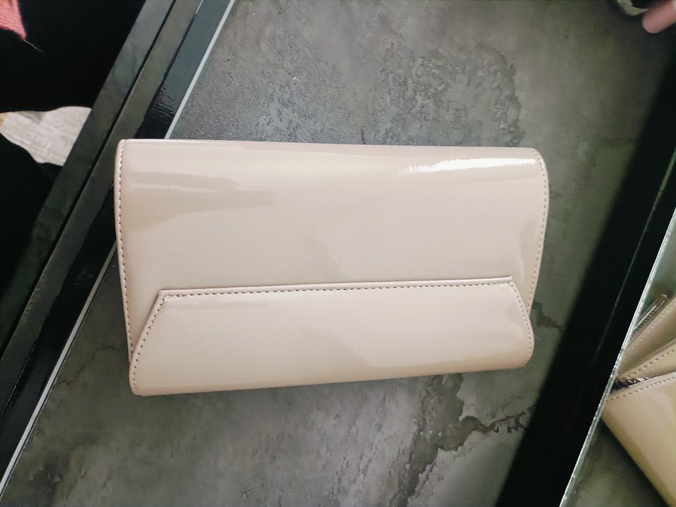 Şeffaf Bej çanta - Görsel 2