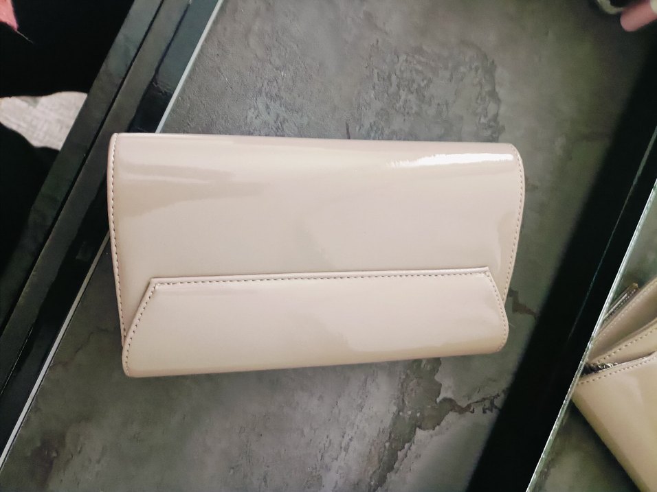 Şeffaf Bej çanta - Görsel 3