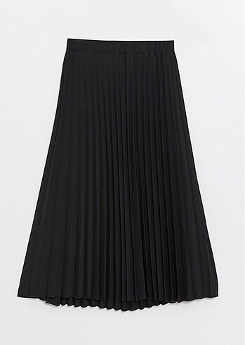 LC WAIKIKI CLASSIC  s-m beden siyah piliseli etek - Görsel 8