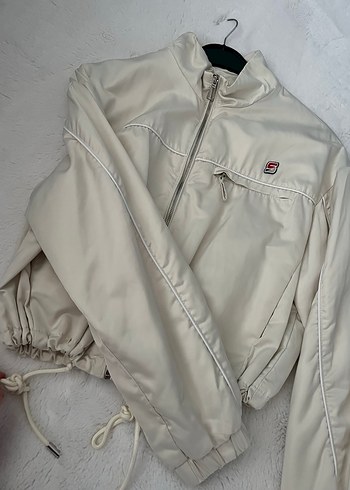 Krem ceket bershka - Görsel 4