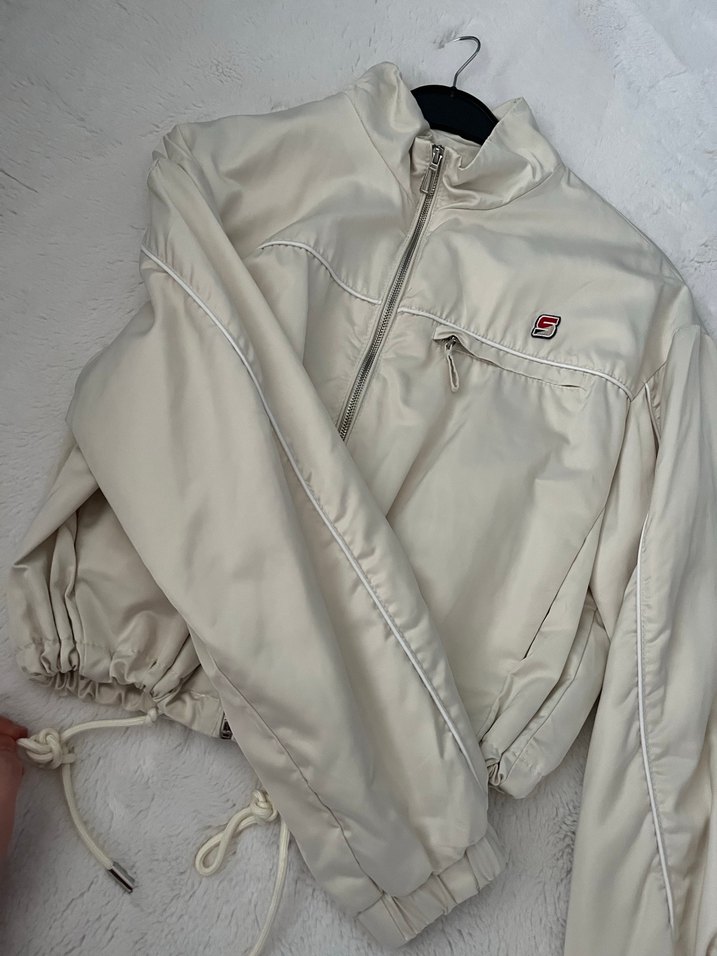 Krem ceket bershka - Görsel 4