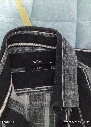 Düğmeli uzun Kollu Gri Erkek Keten Gömlek - Görsel 2