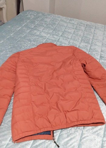 kiremit fermuarlı erkek mont - Görsel 4