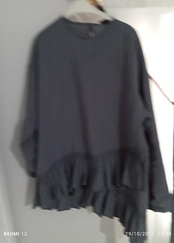 Gri Keten Kadın Takım Elbise - Görsel 2