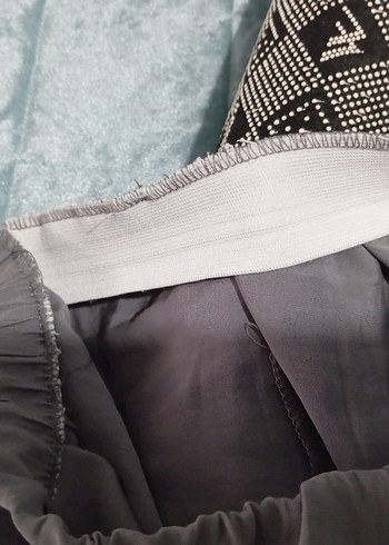 Gri Keten Kadın Takım Elbise - Görsel 7